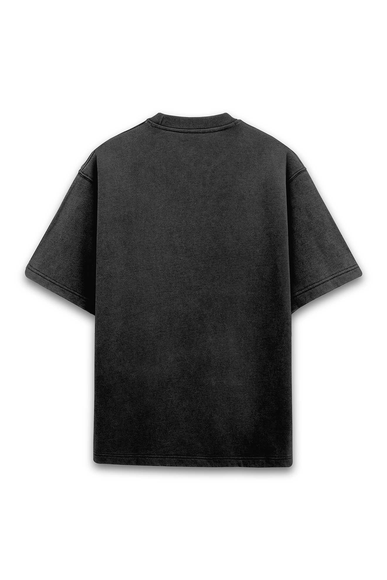 Black Acid Wash Oversized T-shirt