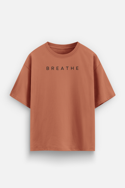 Breathe Coral Oversized T-shirt